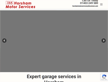 Tablet Screenshot of horshammotorservices.co.uk